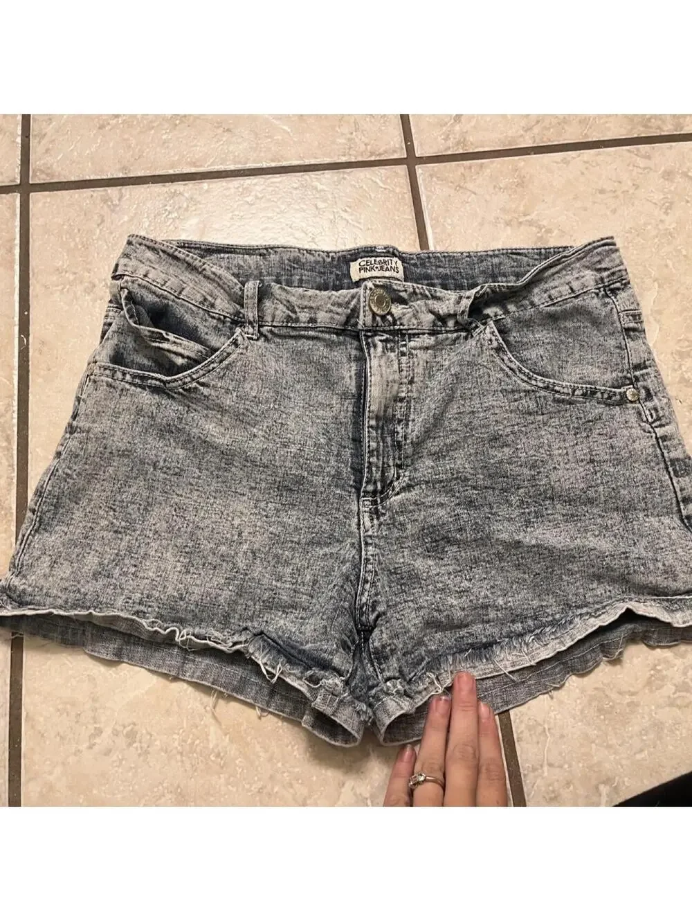Celebrity Pink Women's Blue and Navy Shorts